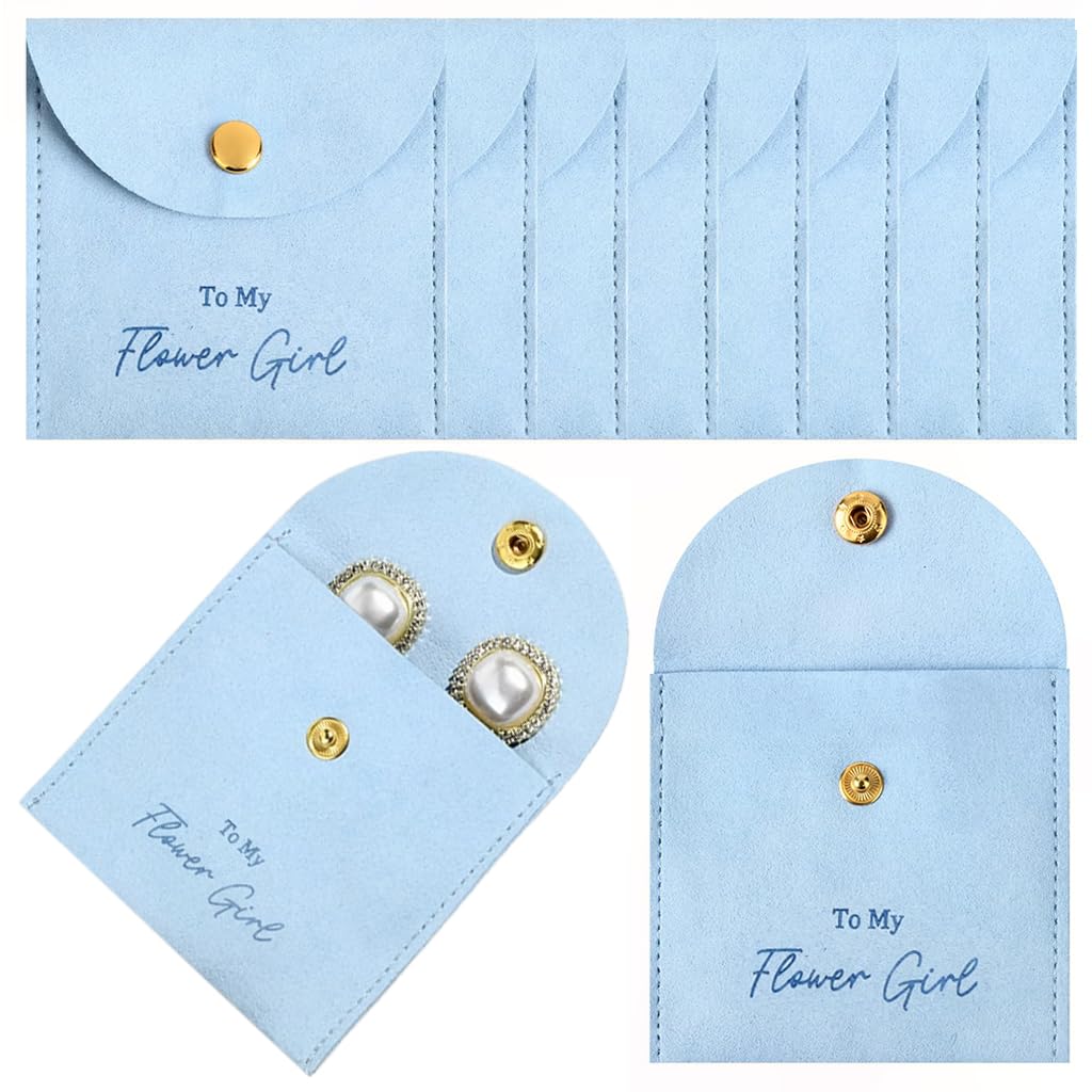 SANNIDHI Jewelry Bags Bridesmaid Gifts Set of 6 SANNIDHI Jewelry Bags Bridesmaid Gifts Set of 6